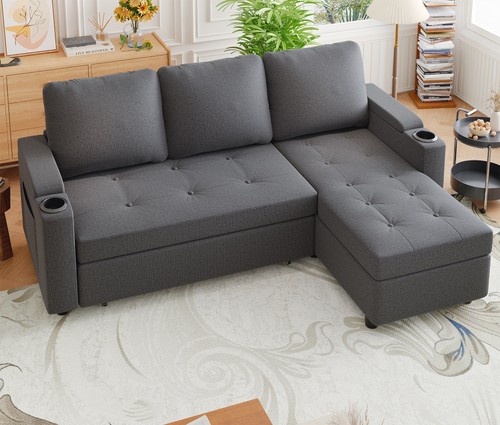 Shaped corner sofa bed - corner,