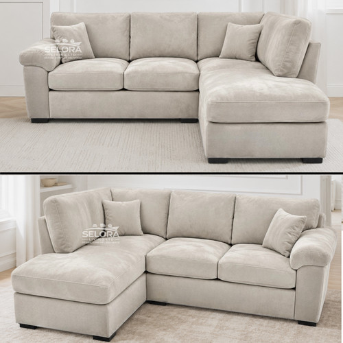 Amalfi cream plush velvet - amalfi,
