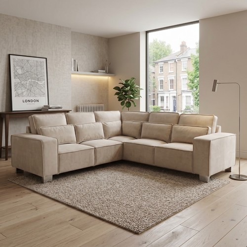 Seater sloane cream plush - seater,